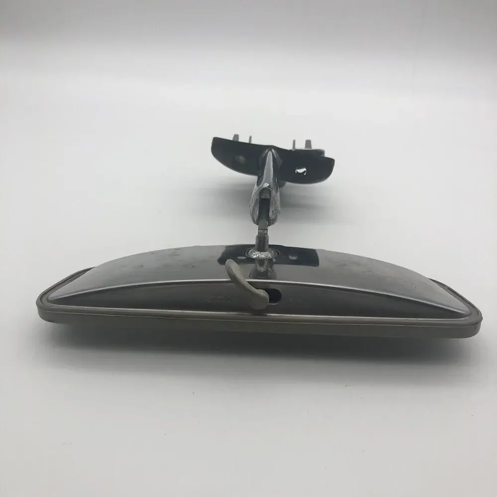 Vintage 60's GM Models 8”Chrome Stainless Rear View Day Night Mirror w/bracket